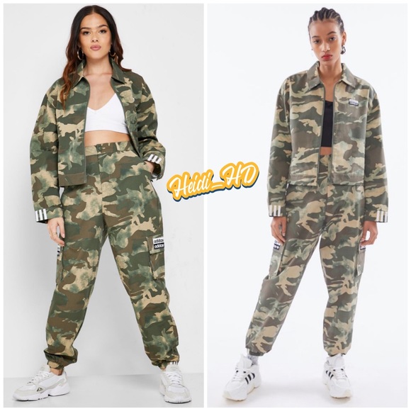 adidas camo jumpsuit